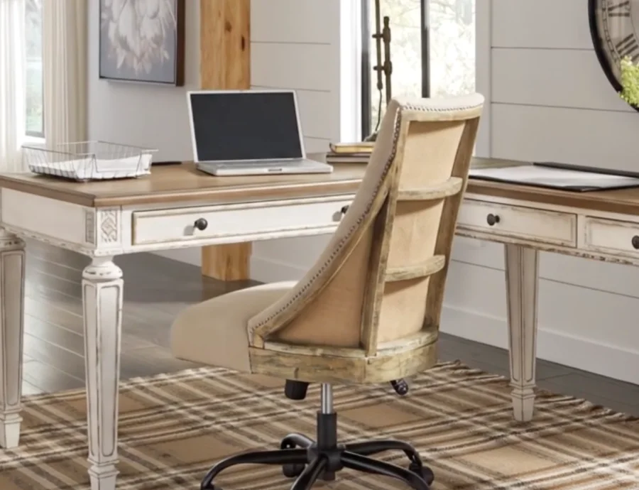 Home Office furniture in a real room