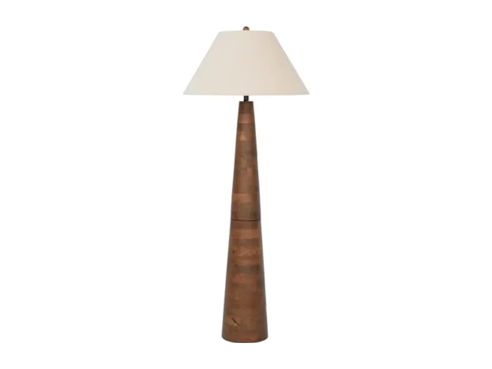 1-Piece Contemporary Wood Floor Lamp