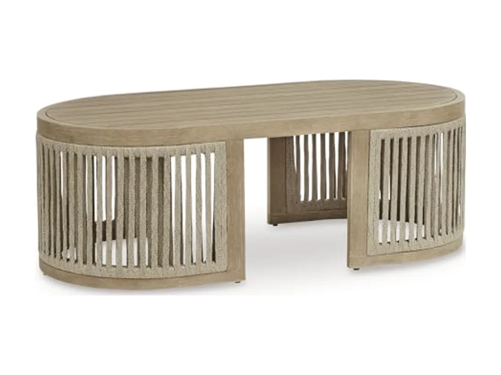 1-Piece Outdoor Wood Coffee Table