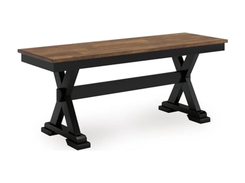 1-Piece Wood Dining Bench