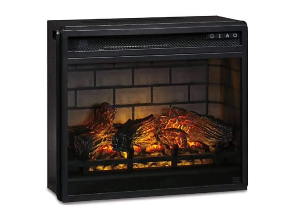 24" Electric Infrared Fireplace Insert with Remote Control