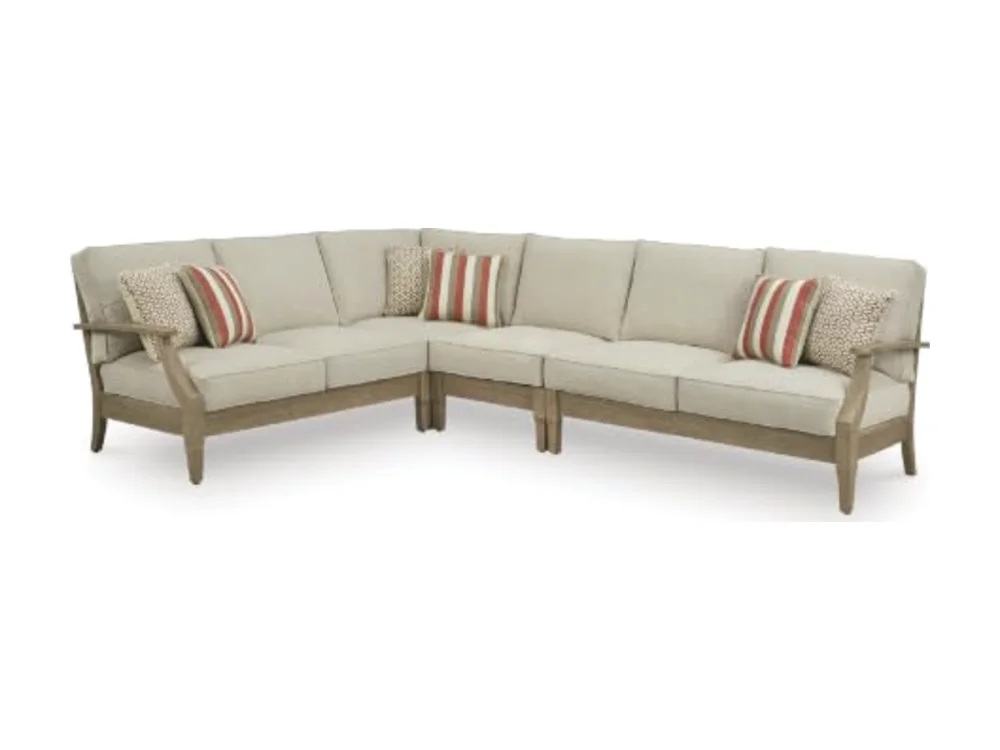 4-Piece L-Shape Outdoor Sectional