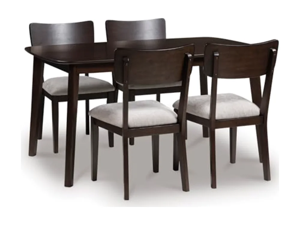 5-Piece Mid-Century Modern Dining Set