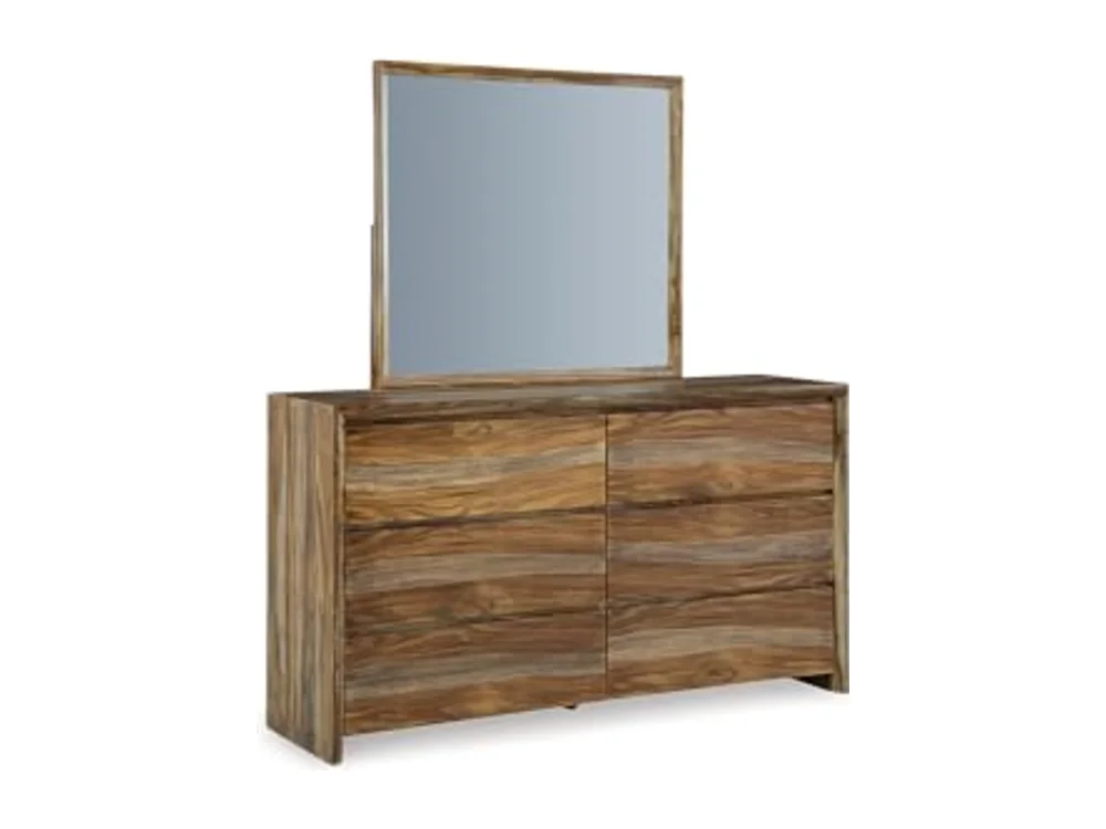 6 Drawer Dresser and Mirror