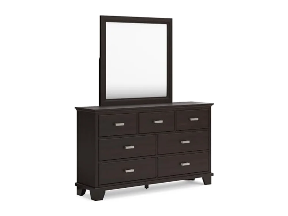 7 Drawer Bedroom Dresser with Mirror