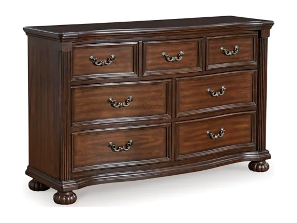 7-Drawer Wood Bedroom Dresser