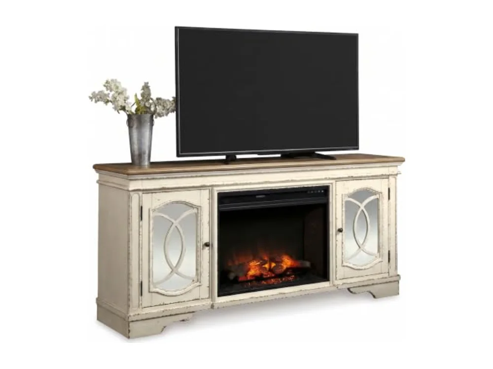74" Electric Fireplace TV Stand