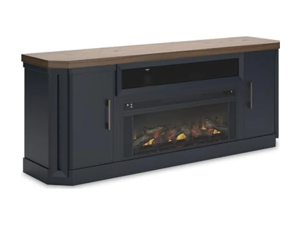 83" TV Stand with Fireplace for TVs up to 95"