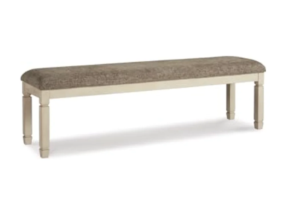 Bolanburg Casual 65" Upholstered Dining Room Bench with Foam