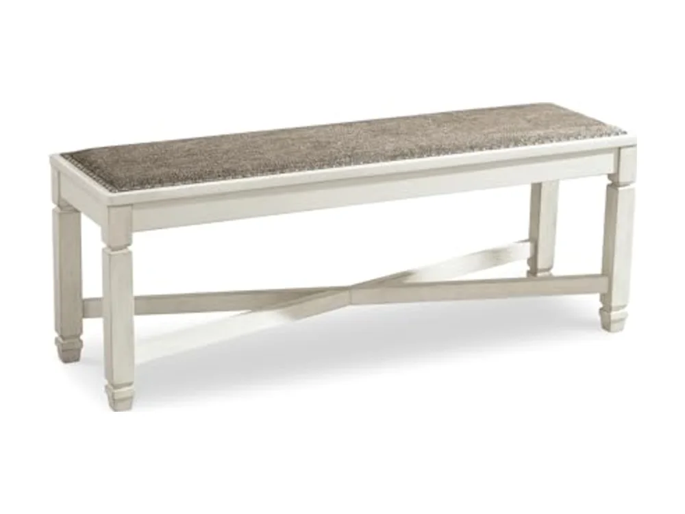 Bolanburg Casual French Country Upholstered Dining Room Bench