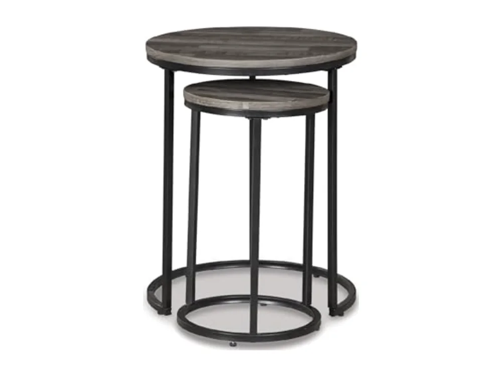Briarsboro Urban Industrial Nesting Accent Table Set