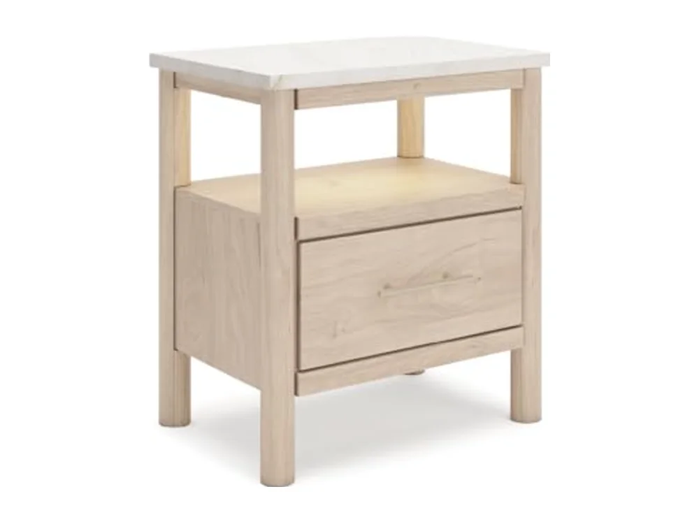 Cadmori Nightstand with Wireless Charging