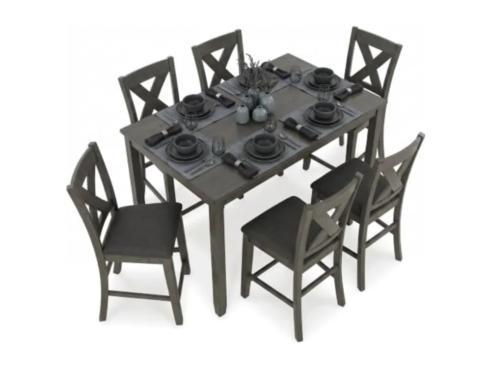 Caitbrook Counter Height Dining Table Set for 6