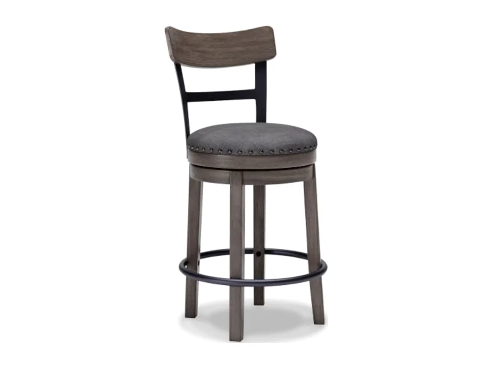 Caitbrook Farmhouse Swivel 24" Counter Height Barstool