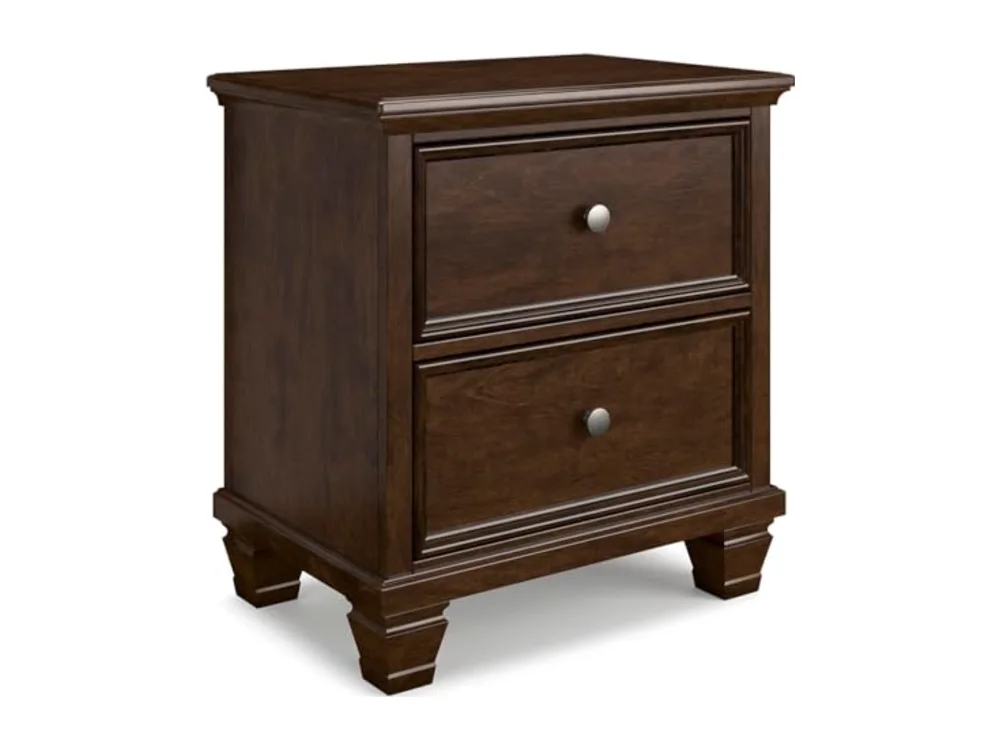 Danabrin Classic 2 Drawer Nightstand for Bedroom