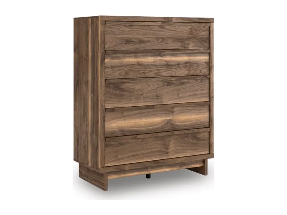 Darcalli Casual 5-Drawer Wide Chest with Easy Glide