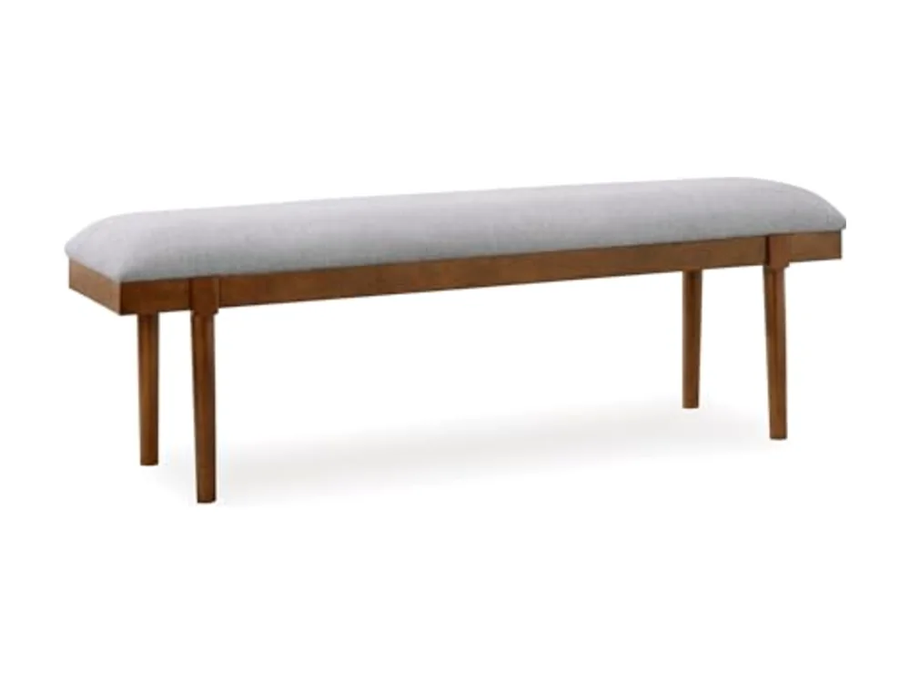 Dining Bench 59" Backless Upholstered Wood