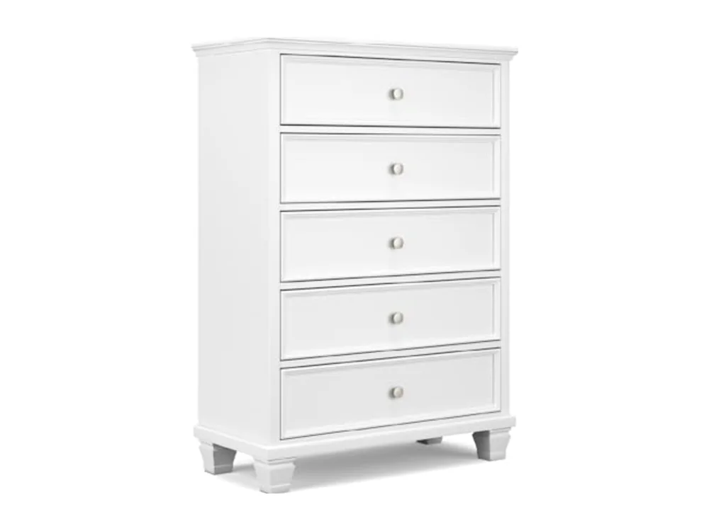 Fortman Casual 5 Drawer Chest for Bedroom