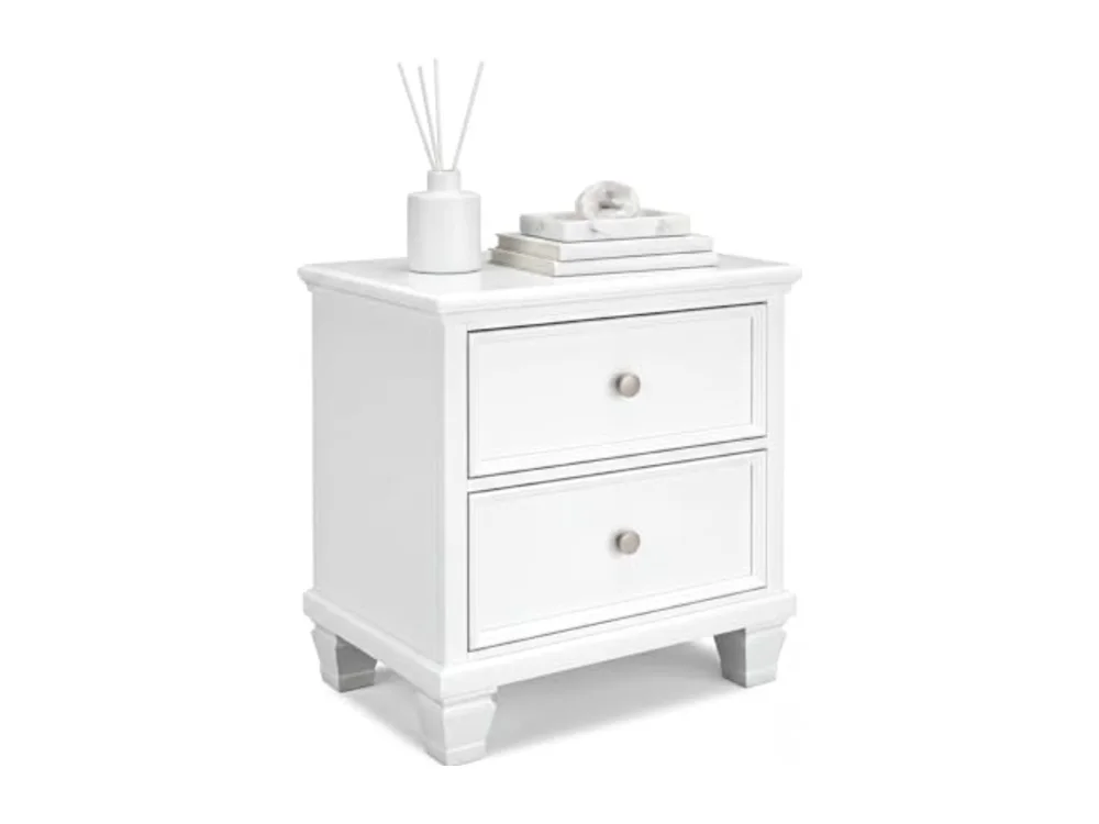 Fortman White Nightstand
