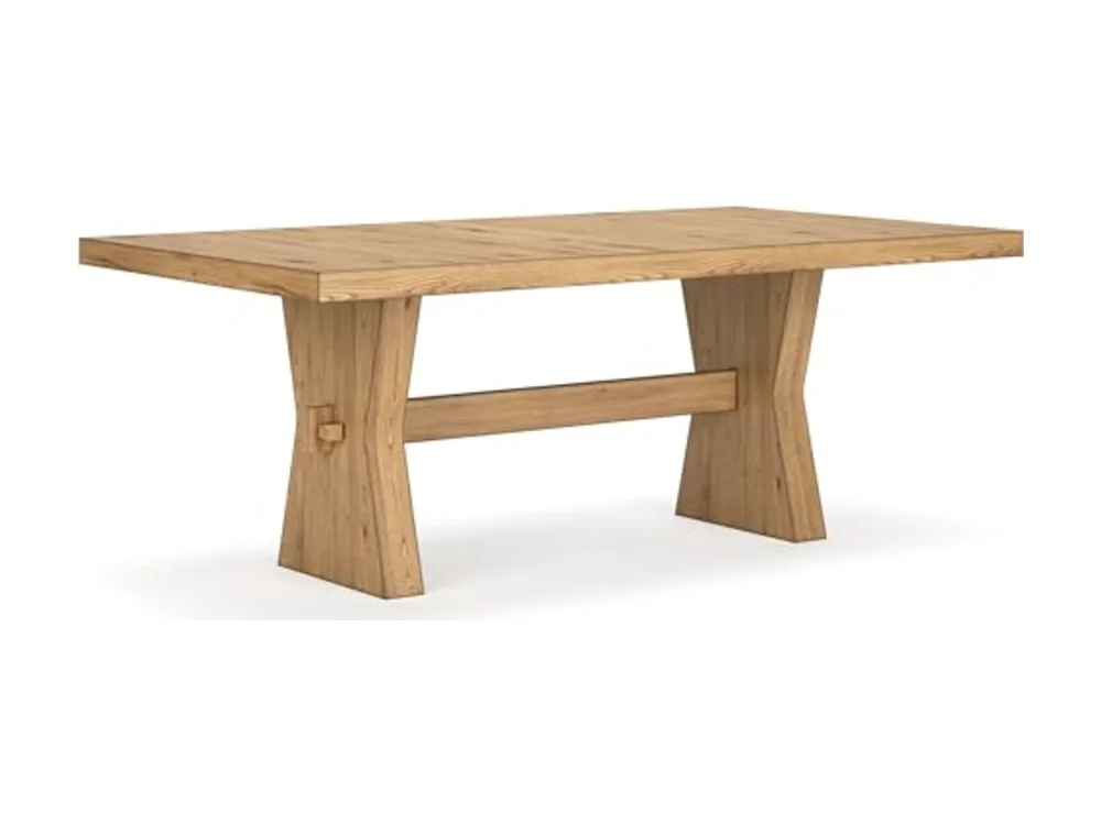 Galliden Farmhouse Dining Table with Extra-Thick Tabletop