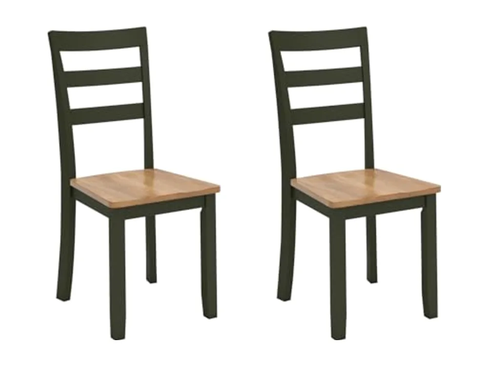 Gesthaven Green Dining Chairs Set of 2