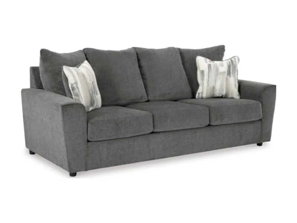 Gray Chenille Sofa