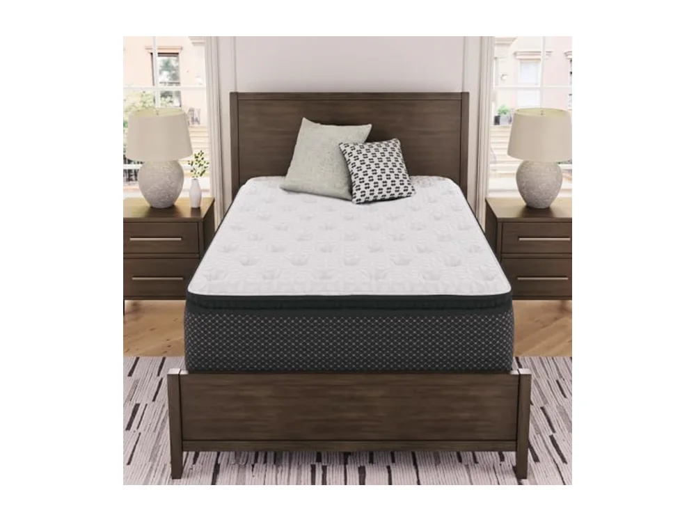 King Pillow Top 13 ' Pillow Top Hybrid Mattress with Gel