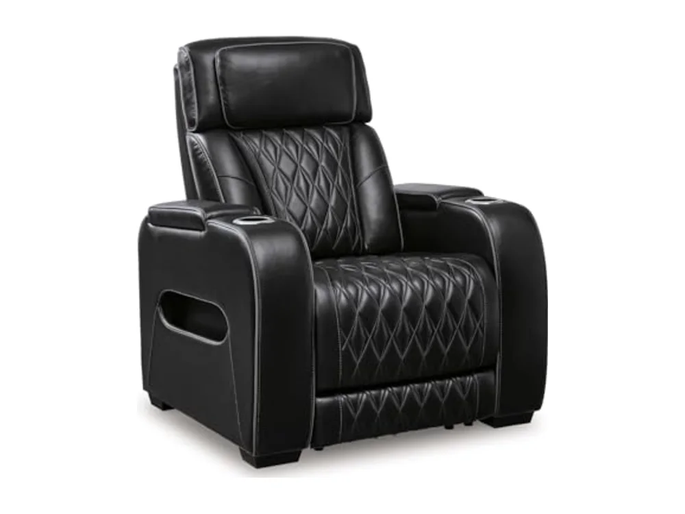 Leather Power Recliner Chair