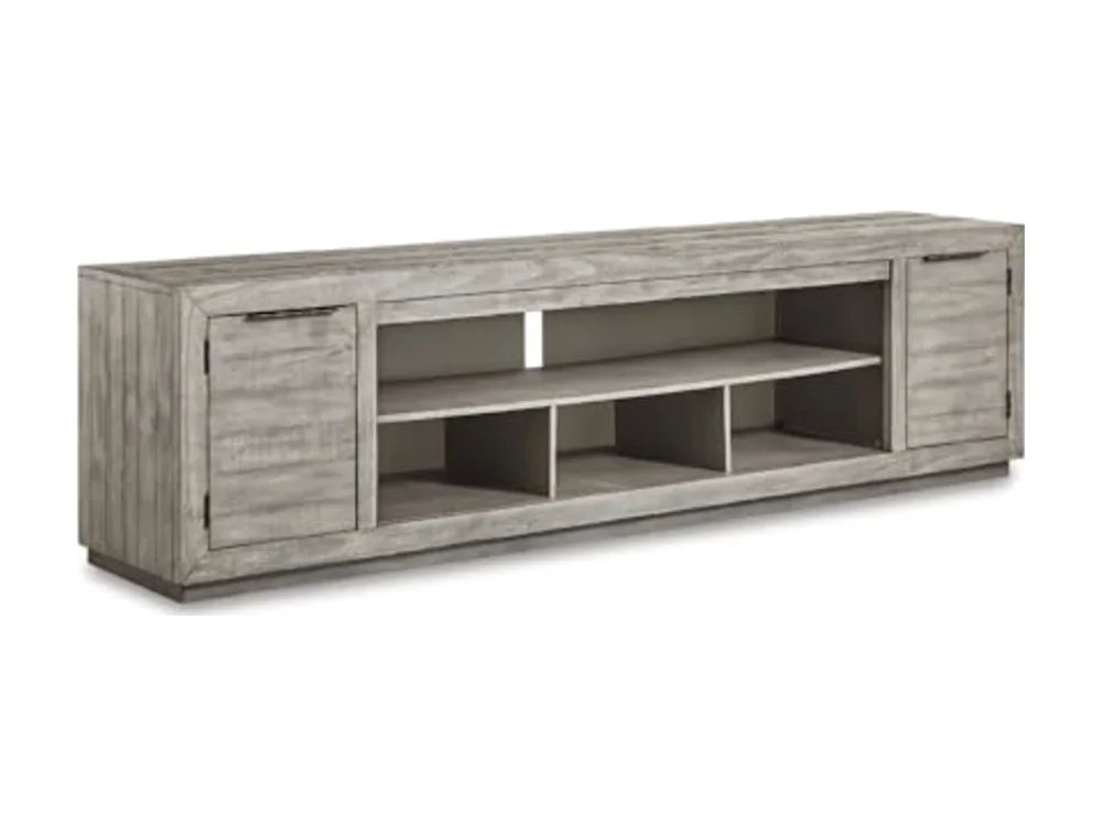Naydell Rustic TV Stand with Fireplace Option Fits TVs up