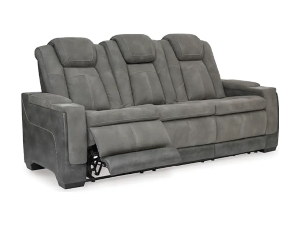 Next-Gen DuraPella Modern Faux Leather Power Reclining Sofa