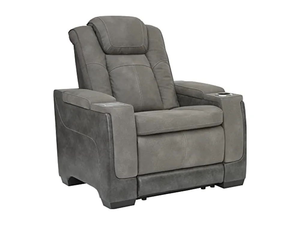 Next-Gen DuraPella Power Recliner with Adjustable Headrest