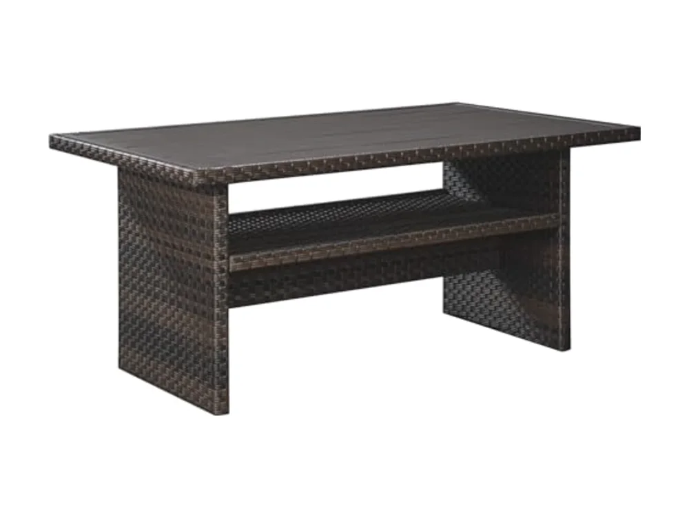 Outdoor Easy Isle Multi-Use Resin Wicker Patio Table