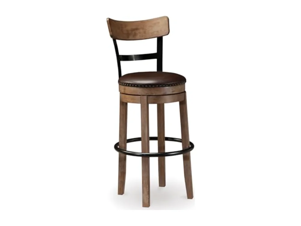 Pinnadel 30" Modern Swivel Pub Height Barstool