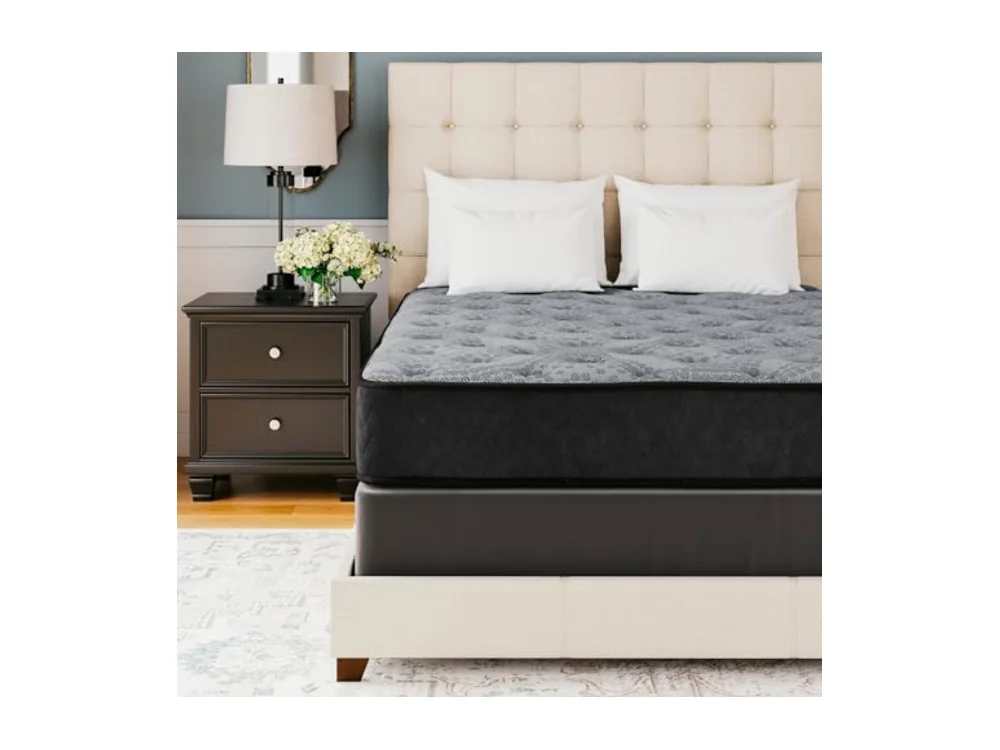 Queen Size Comfort Plus Hybrid Mattress with Memory and Quilt