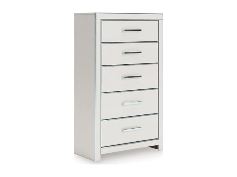 Ravalori Contemporary 5-Drawer Chest with Wood Finish