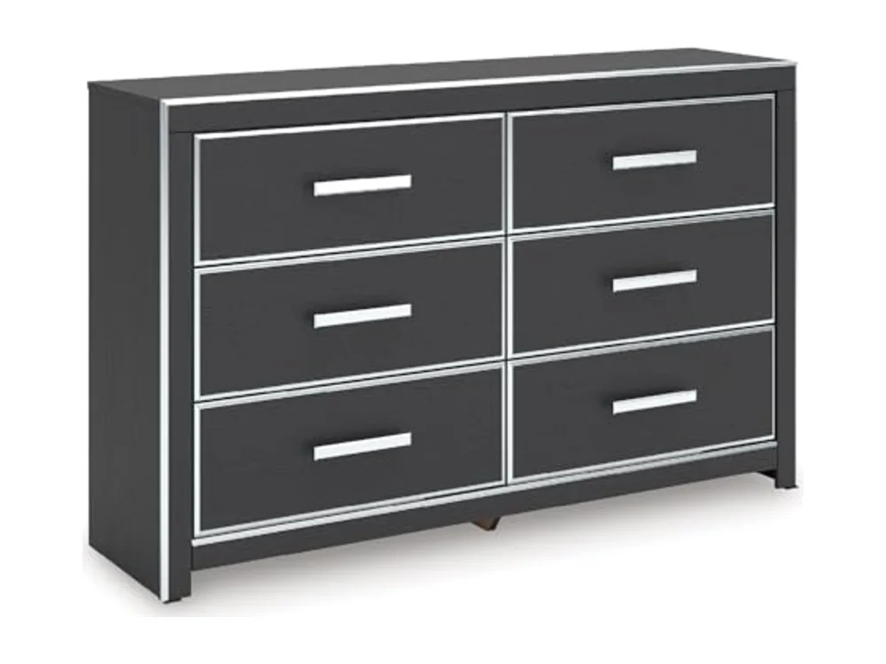 Ravalori Contemporary 6-Drawer Dresser with Wood Finish