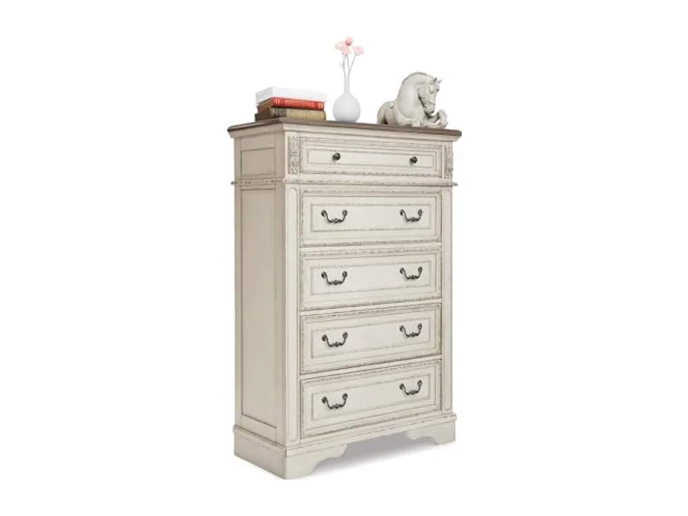 Realyn French Country 5 Drawer Chest