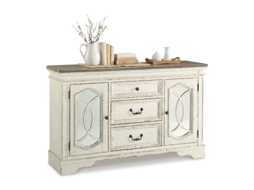 Realyn French Country Distressed Dining Room Server