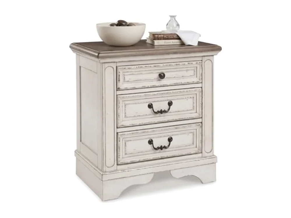 Realyn Nightstand with USB Charging Station