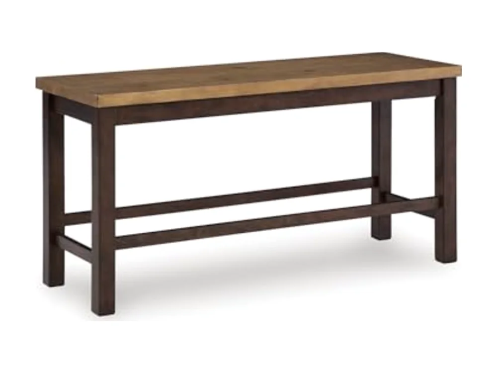 Sharlander Casual Counter Height Dining Bench with Foot Rest