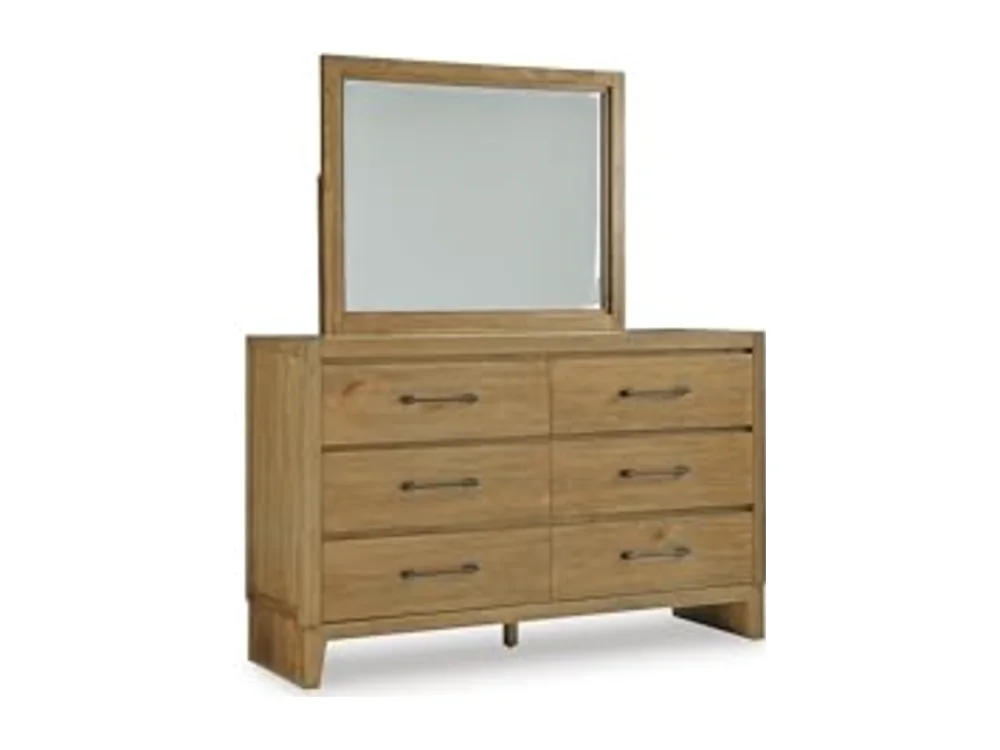 Sherbana 6-Drawer Dresser and Mirror