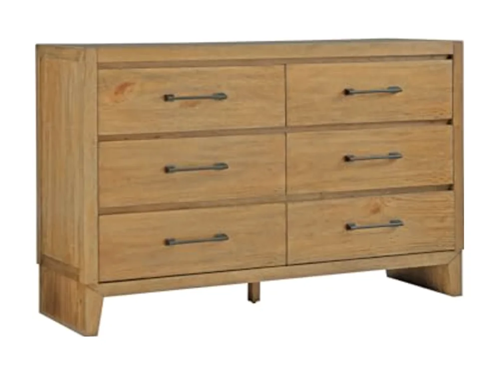 Sherbana Casual 6-Drawer Dresser with Safety Stop