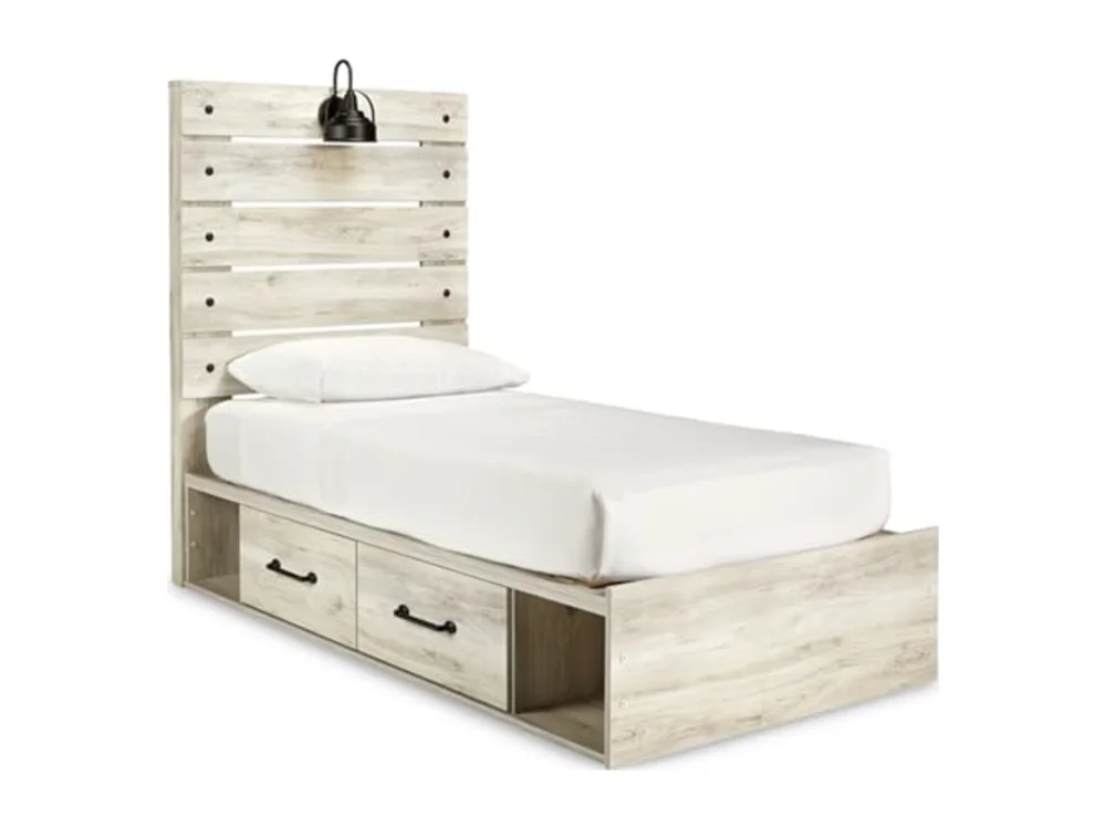 Twin Platform Storage Bed