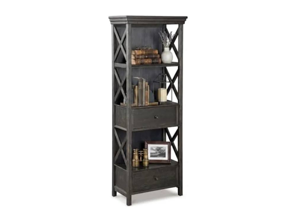 Tyler Creek Casual Farmhouse 75" Display Cabinet or Bookcase