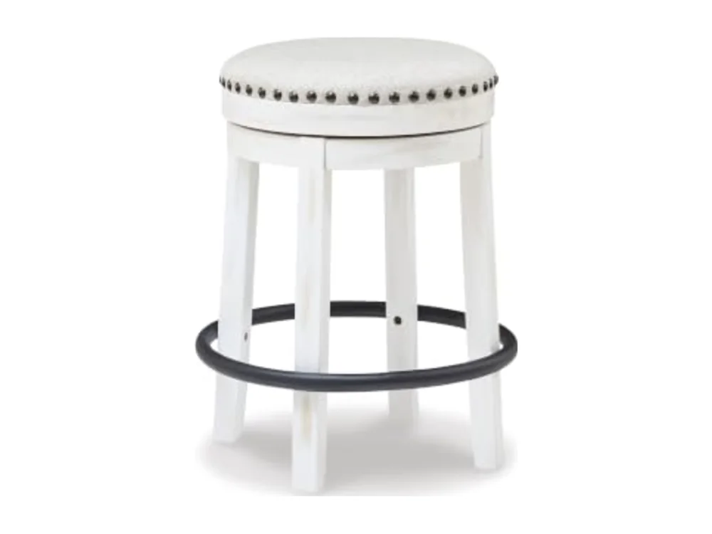 Valebeck Casual Upholstered Swivel Stool