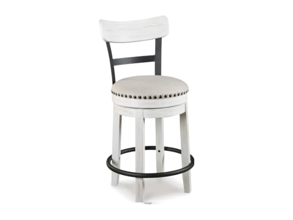 Valebeck Modern Swivel 24.5" Counter Height Barstool