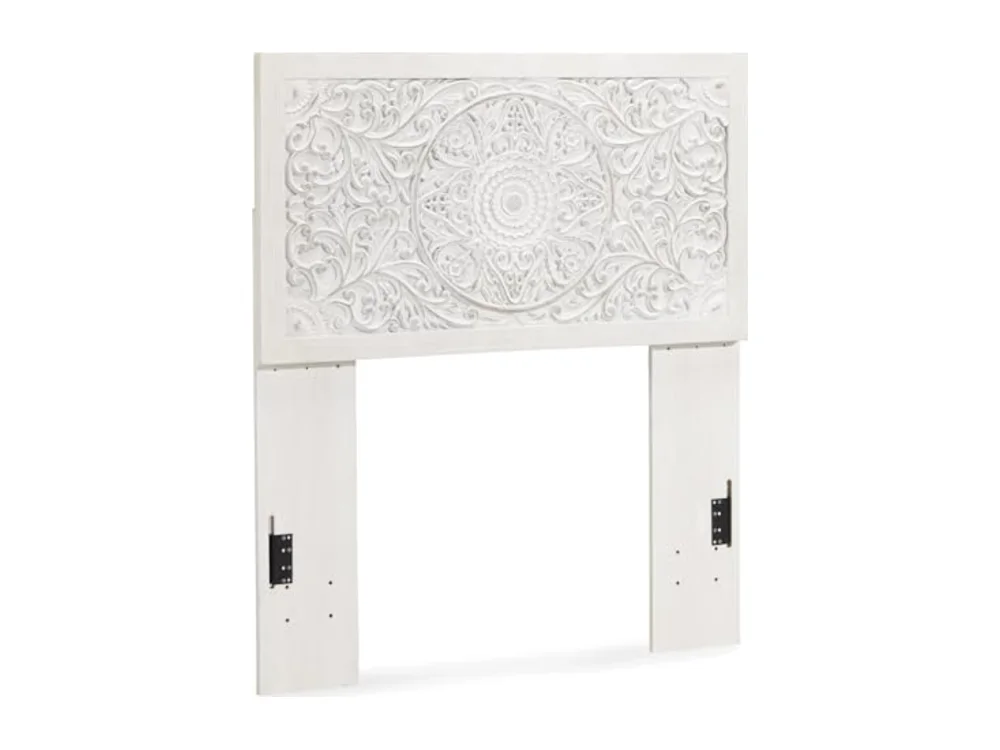 White Twin Boho Headboard