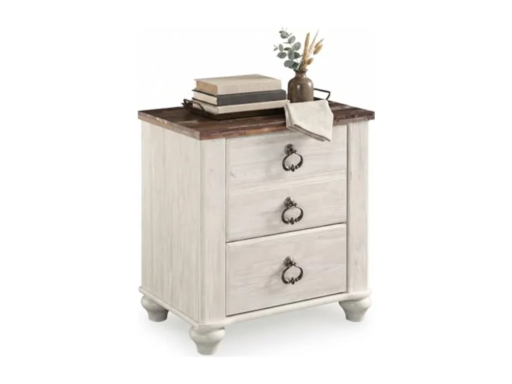 Willowton 2 Drawer Nightstand