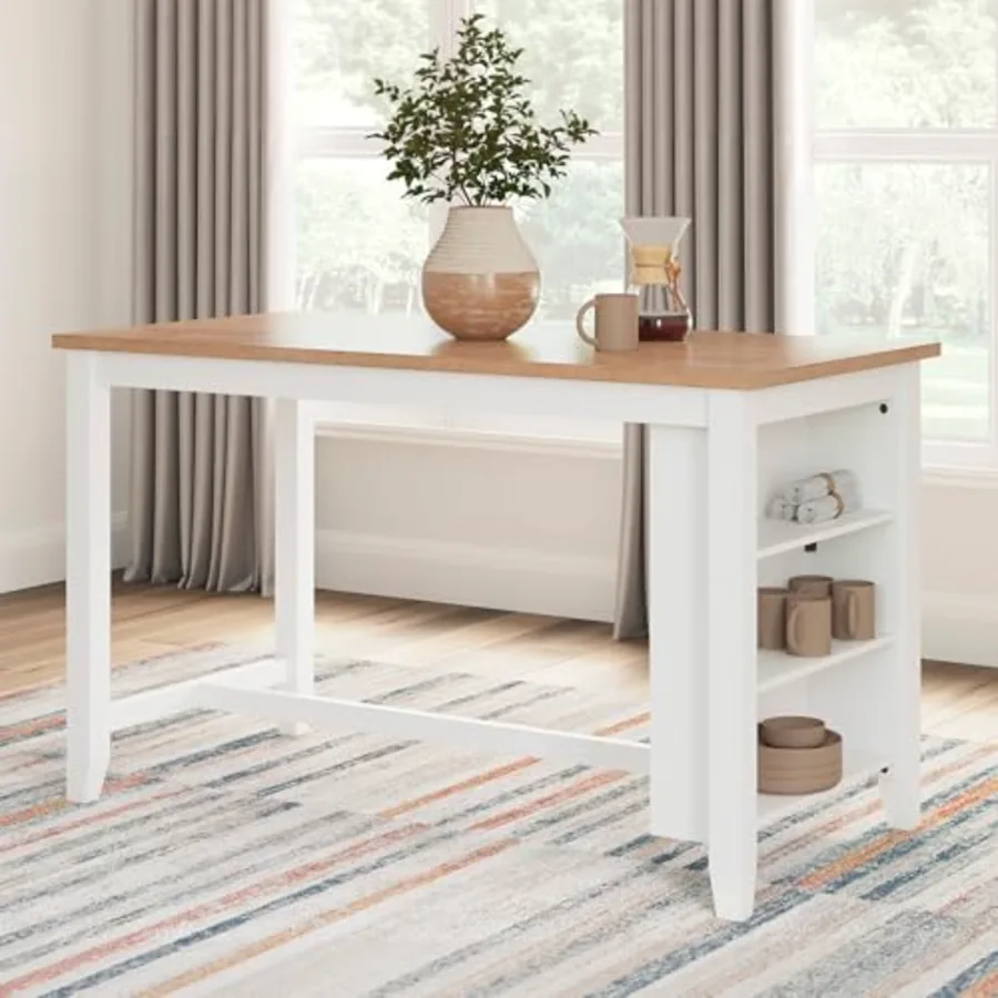 1-Piece Counter Height Dining Table view 2