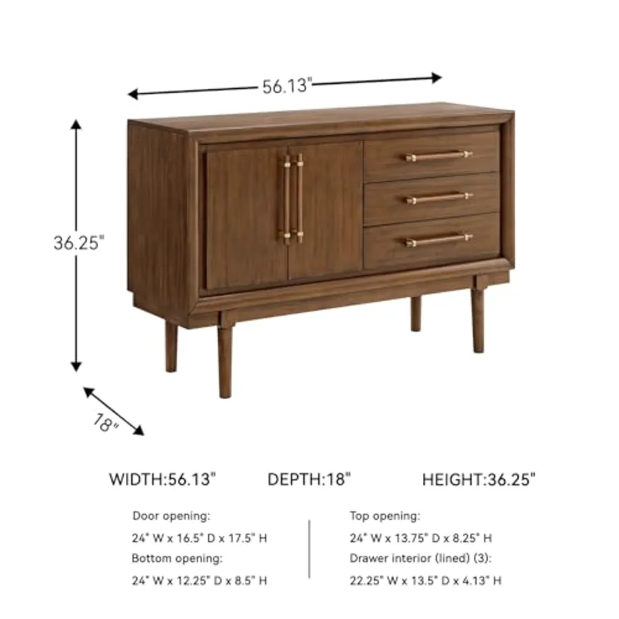 1-Piece Dining Server Buffet Cabinet view 3